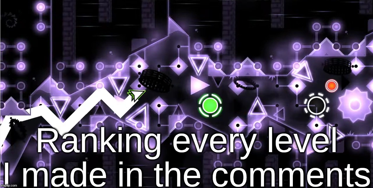 Every level I released | Ranking every level I made in the comments | made w/ Imgflip meme maker