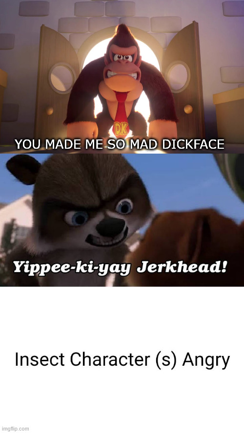 who stands up for DK Blank Meme Template