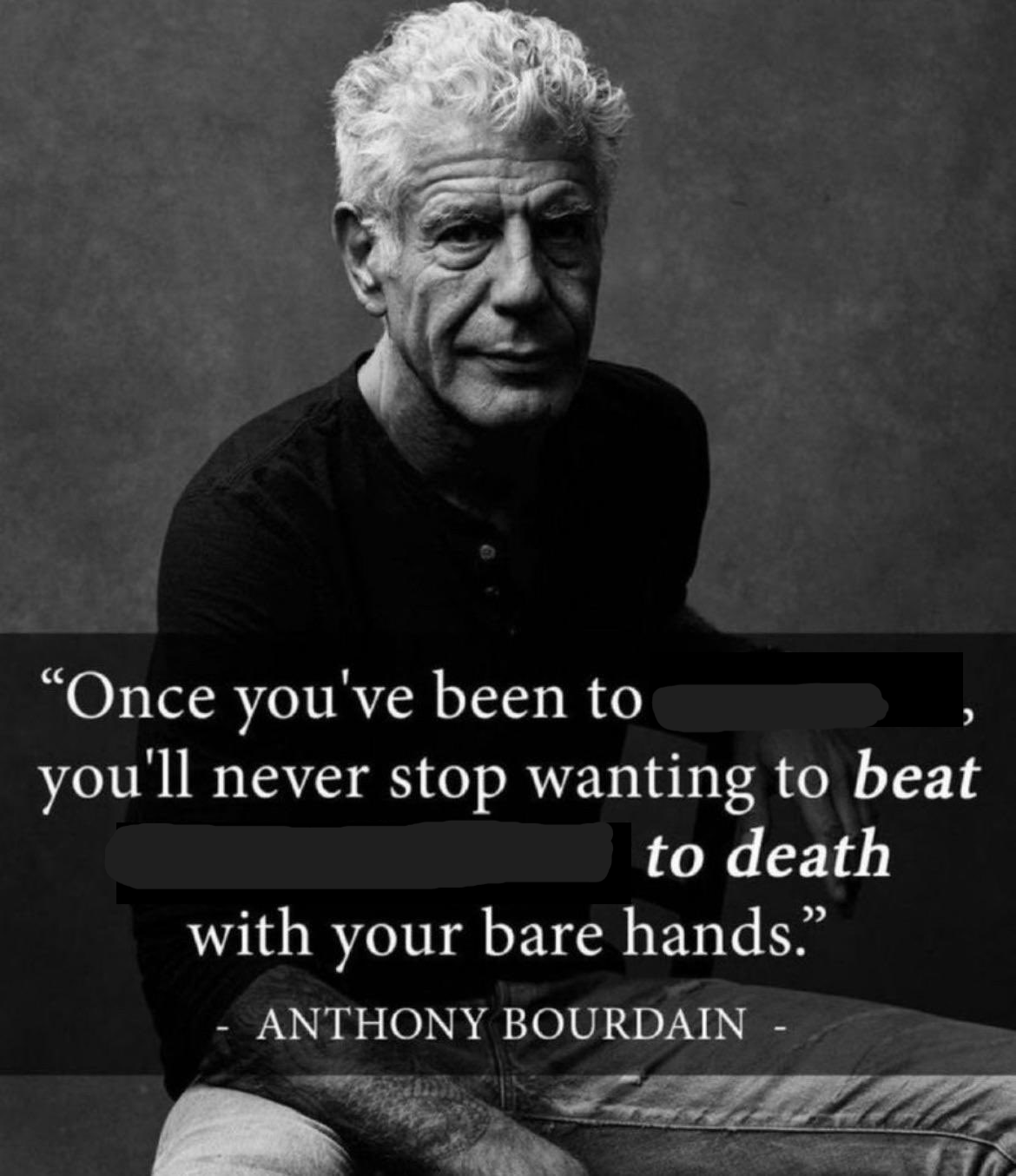 Anthony Bourdain (Cambodia) Blank Meme Template