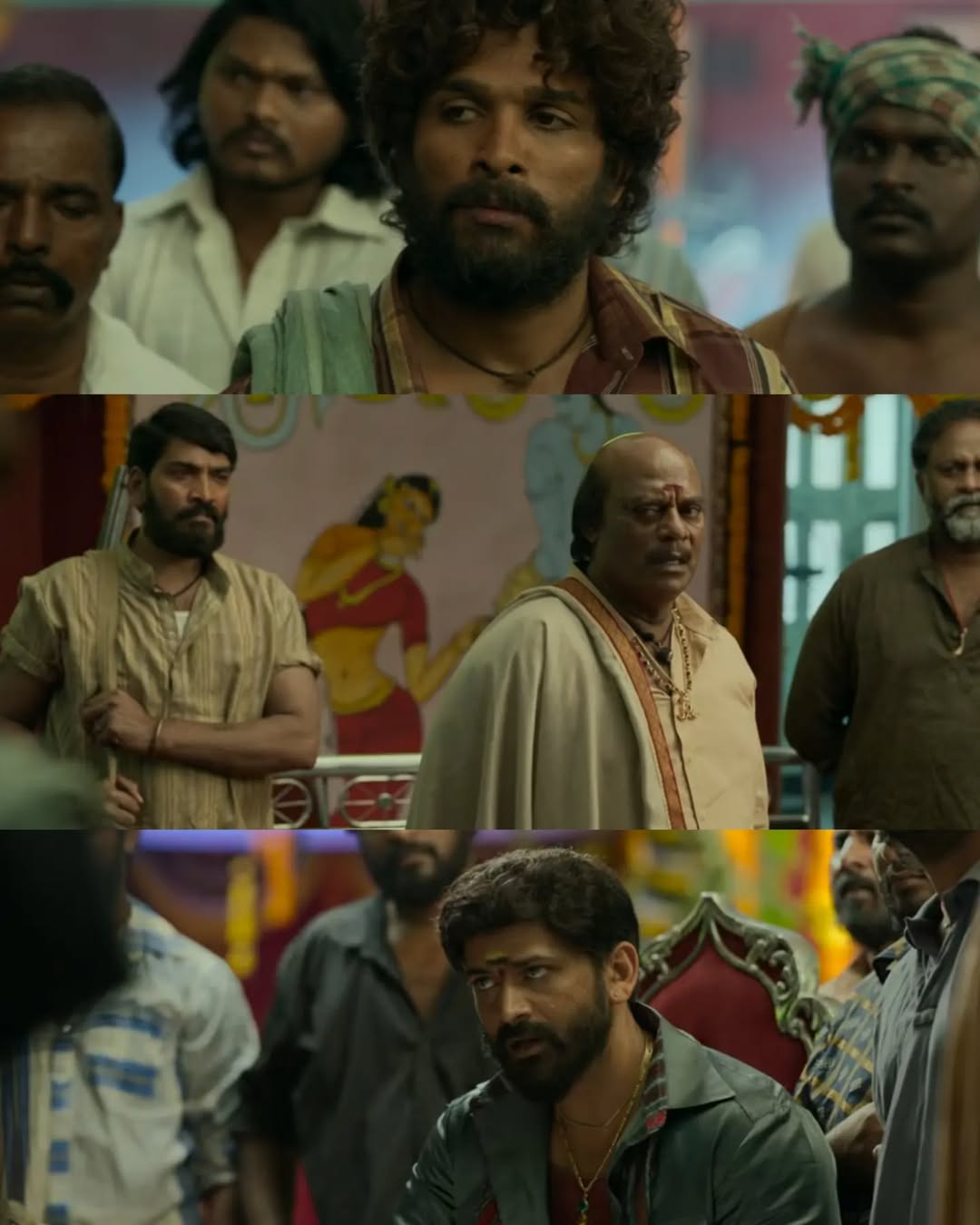 Pushpa coolie Blank Meme Template