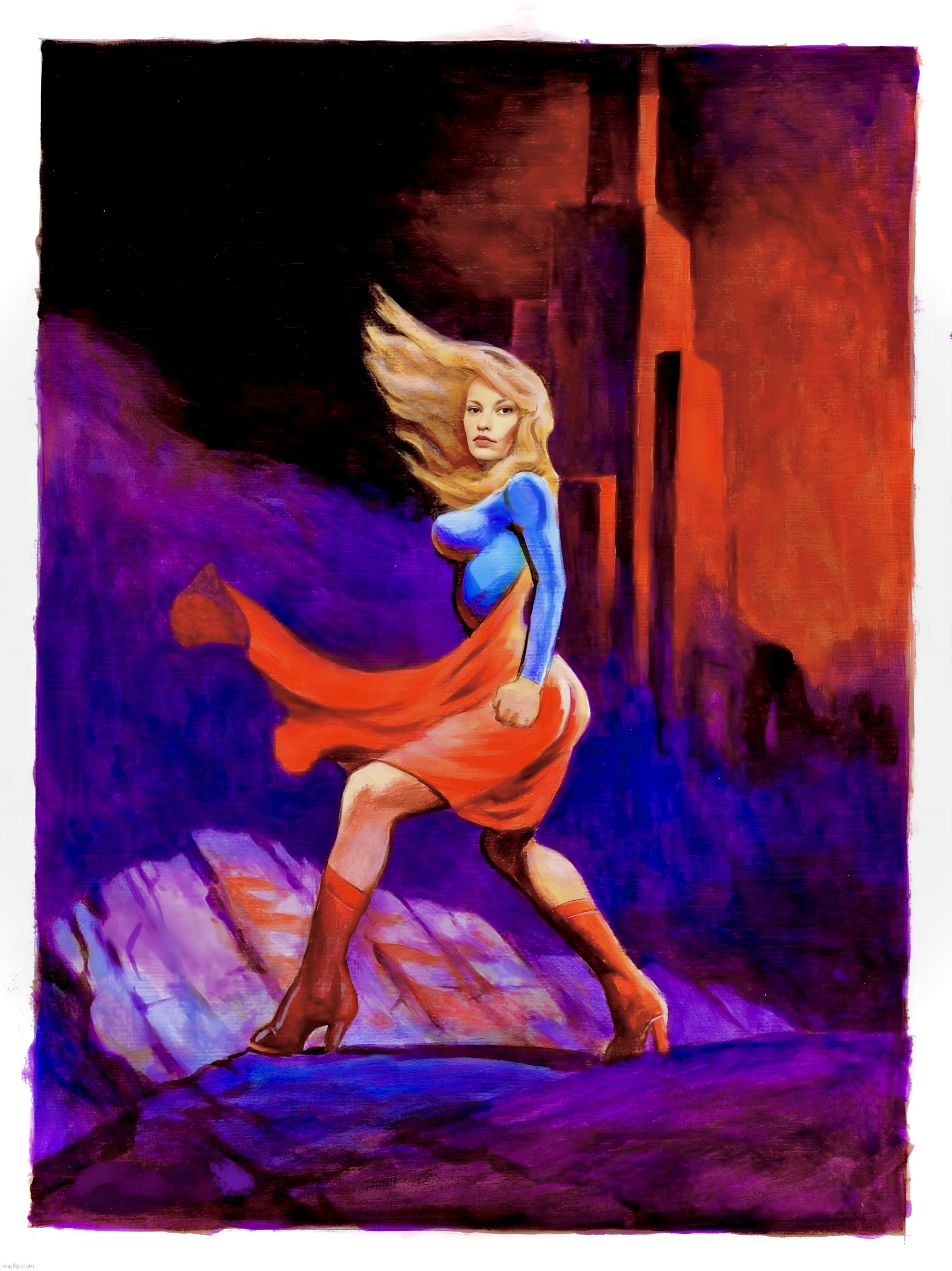 Supergirl | image tagged in supergirl,memes,superhero,superman,alien | made w/ Imgflip meme maker
