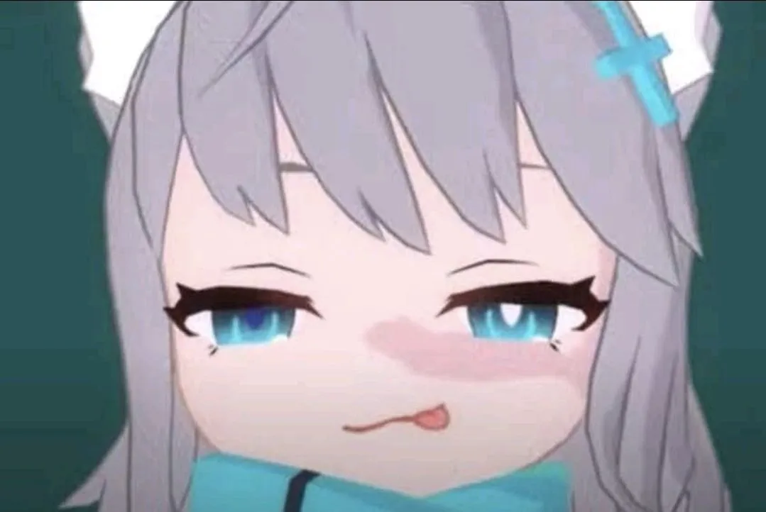 Freaky Shiroko Blank Meme Template