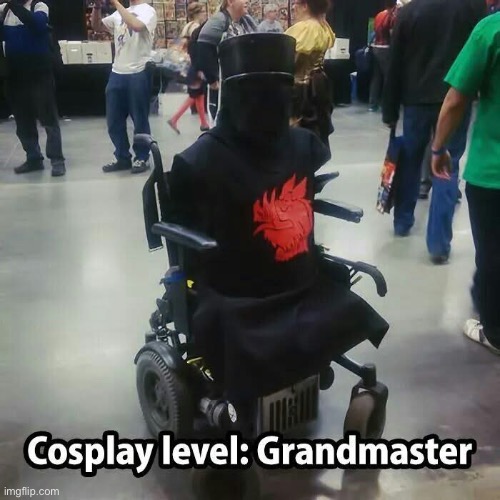 Cosplay Black Knight | image tagged in black knight,monty python black knight,only a flesh wound,cosplay | made w/ Imgflip meme maker