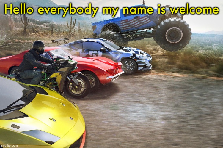 The crew 1 | Hello everybody my name is welcome | image tagged in the crew 1 | made w/ Imgflip meme maker