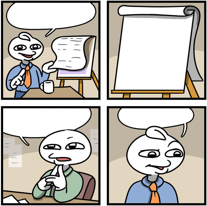 Help us? Blank Meme Template