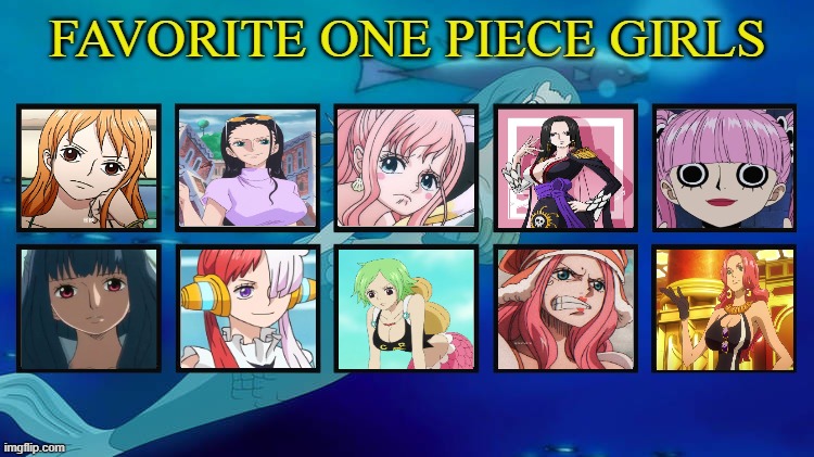 favorite one piece girls | image tagged in favorite one piece girls,anime,one piece,mermaids,redheads,favorites | made w/ Imgflip meme maker
