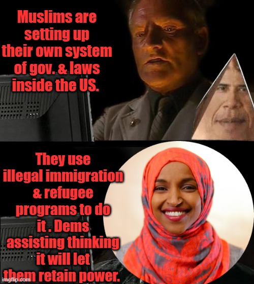 Wake up before the US becomes the EU. Their plan is not new , they tried it before. Think crusades | Muslims are setting up their own system of gov. & laws inside the US. They use illegal immigration & refugee programs to do it . Dems assisting thinking it will let them retain power. | image tagged in memes,i'll just wait here | made w/ Imgflip meme maker