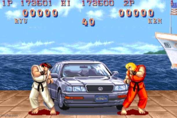 Street fighter car level | image tagged in street fighter car level | made w/ Imgflip meme maker