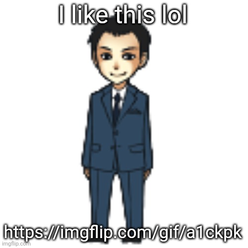Moriarty but a shimeji | I like this lol; https://imgflip.com/gif/a1ckpk | image tagged in moriarty but a shimeji | made w/ Imgflip meme maker