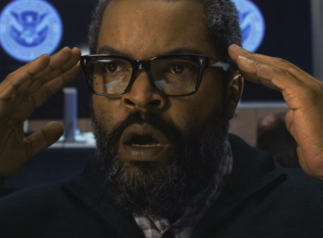 High Quality Ice cube mind blown Blank Meme Template