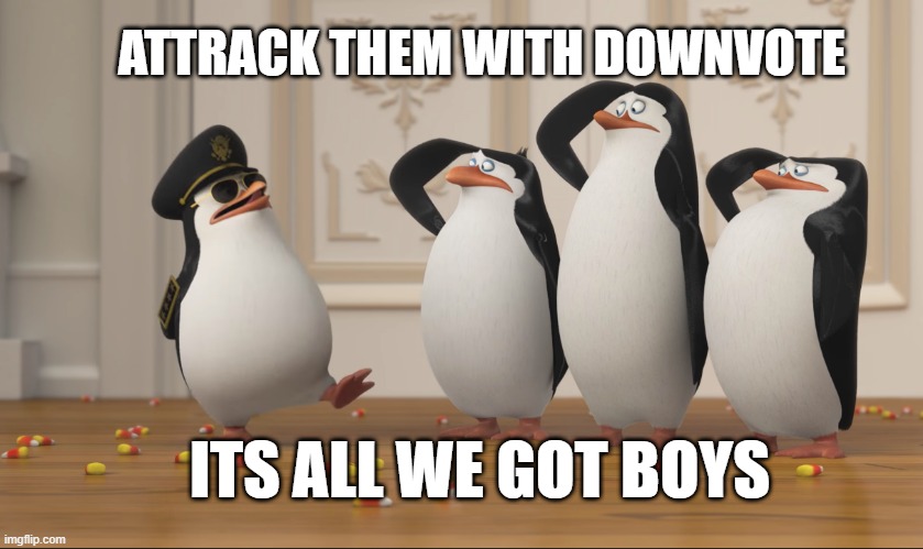 ph.d in google | ATTRACK THEM WITH DOWNVOTE; ITS ALL WE GOT BOYS | image tagged in saluting skipper | made w/ Imgflip meme maker