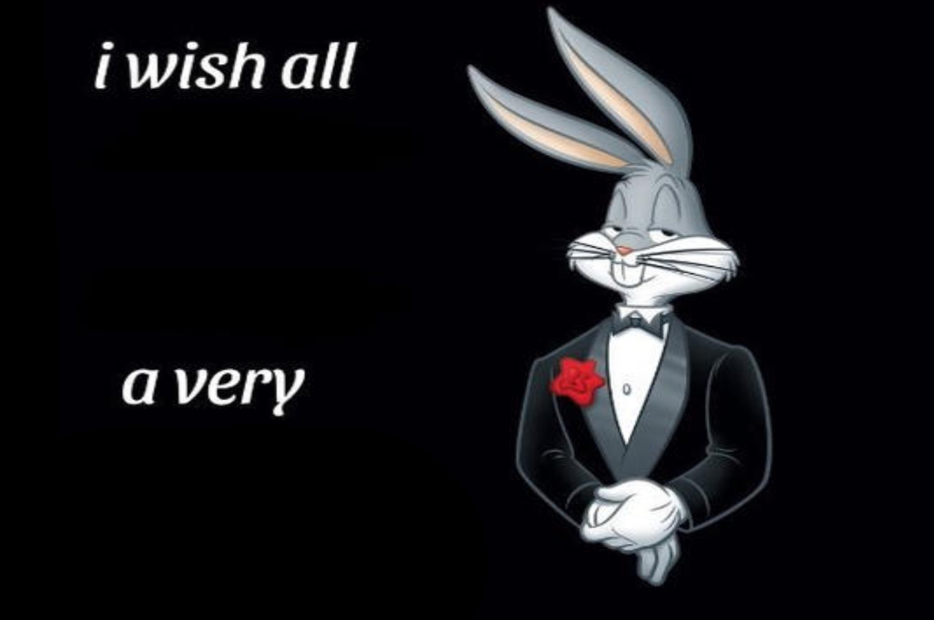 Bugs bunny suit Blank Meme Template