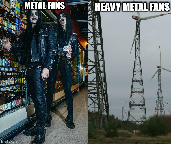 True Heavy Metal Fans | HEAVY METAL FANS; METAL FANS | image tagged in latticeclimbing,heavy metal,memes,climbing memes,lattice climbing,heavy metal meme | made w/ Imgflip meme maker