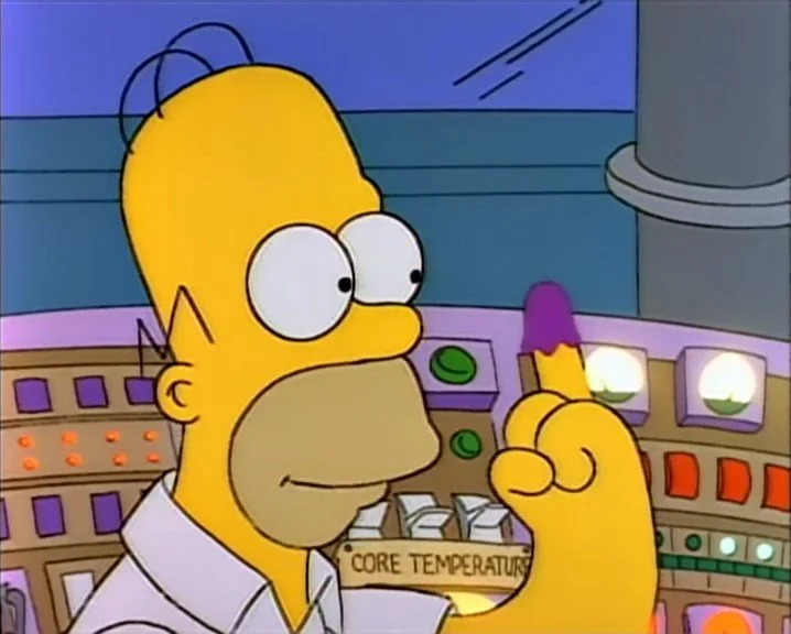 Homer purple Blank Meme Template