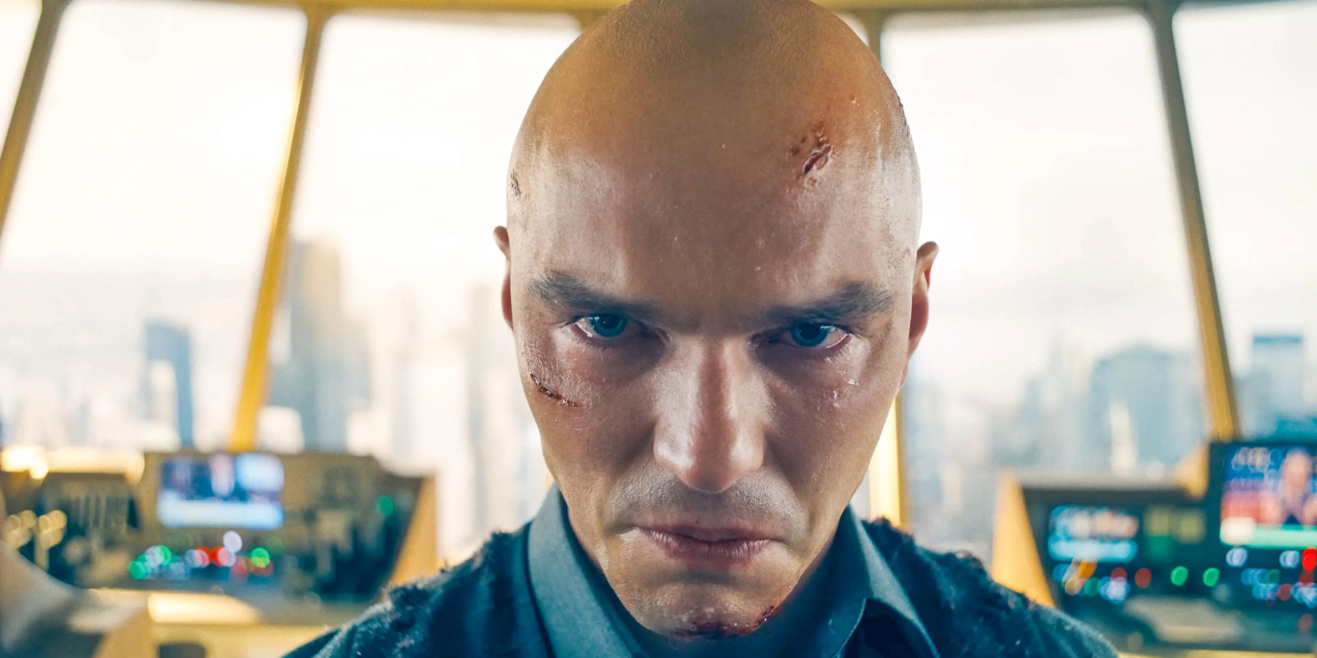 Lex Luthor Meltdown Face Blank Meme Template