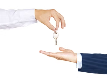 handing over key giving key Blank Meme Template