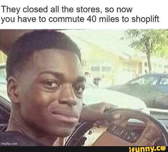 13% Black Shoplift Blank Meme Template