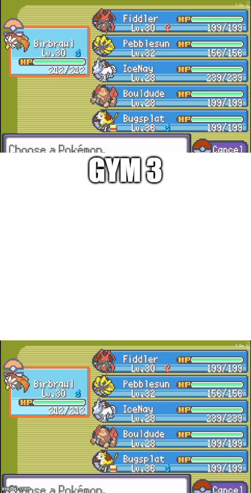 gym3 | GYM 3 | image tagged in gym3,pokemon,nuzlock | made w/ Imgflip meme maker