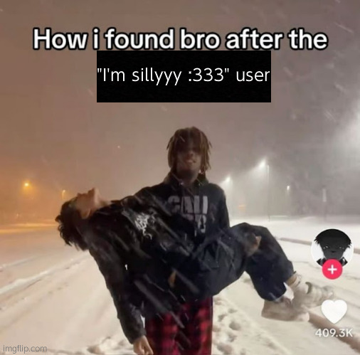 the colon three guy | "I'm sillyyy :333" user | image tagged in the colon three guy | made w/ Imgflip meme maker