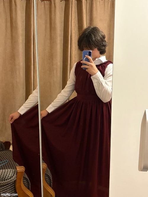 and the second one (love this dress sm) | made w/ Imgflip meme maker