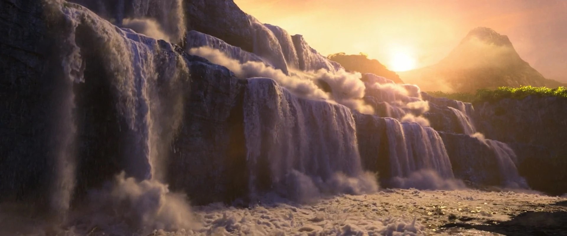 Waterfall in Fang Blank Meme Template