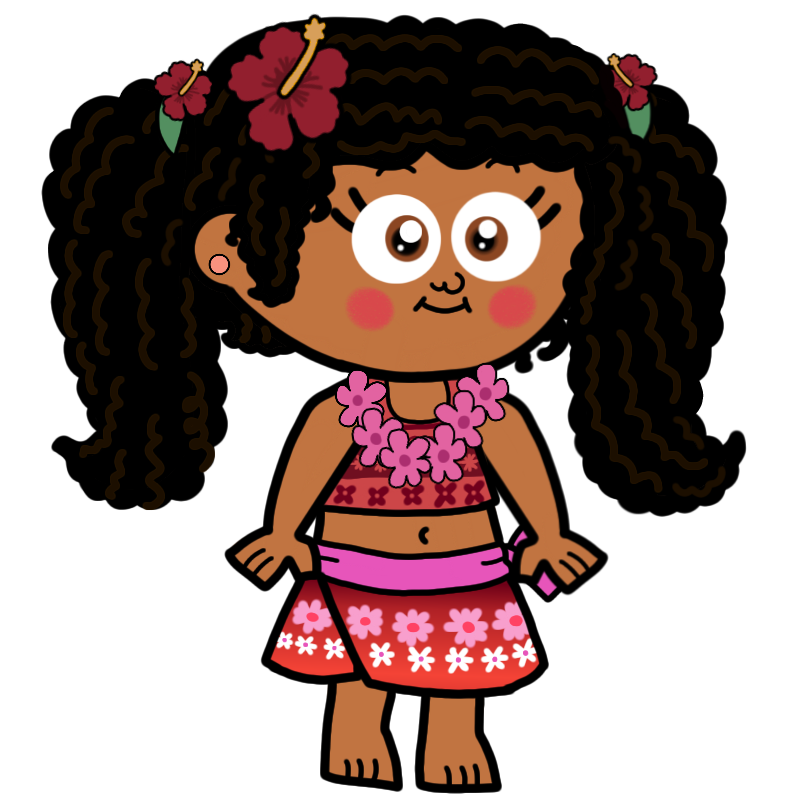 Nisa Pualikao (Little Hawaiian Princess) Blank Meme Template