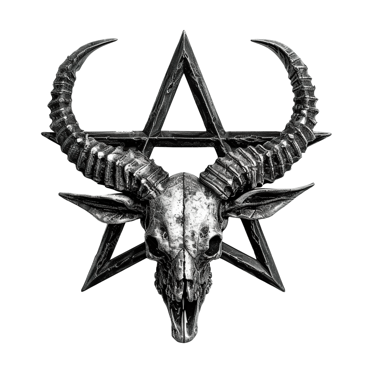 Baphomet star png Blank Meme Template