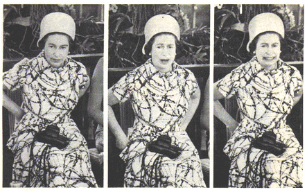 reina isabel sentada en la pija Blank Meme Template