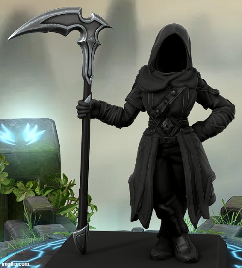 reaper chic | image tagged in hero forge | made w/ Imgflip meme maker