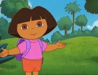 Dora procurando seus pais Blank Meme Template