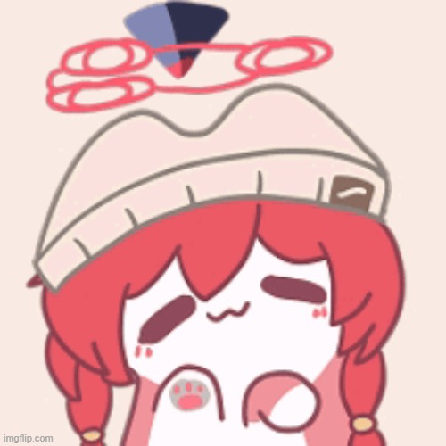 Maki X3 | image tagged in blue archive | made w/ Imgflip meme maker