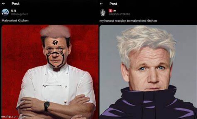 malevolent kitchen | made w/ Imgflip meme maker