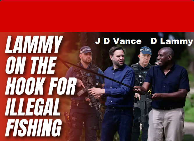 J D Vance David Lammy Illegal Fishing Blank Meme Template