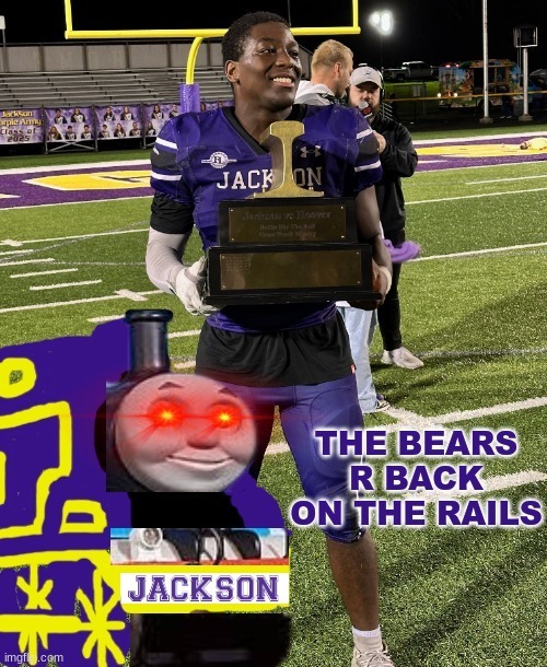Jackson Polar Bears meme | image tagged in memes,thomas the tank engine,sports,highschool,rivalry,football | made w/ Imgflip meme maker