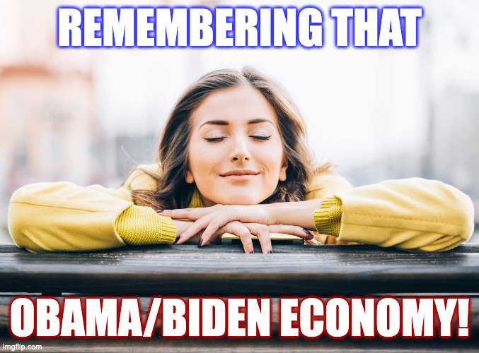 REMEMBERING THAT OBAMA/BIDEN ECONOMY! | made w/ Imgflip meme maker