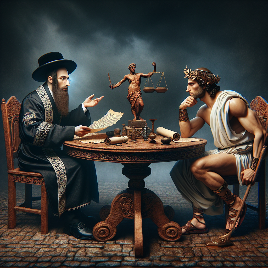 The Jewish ENGAGEMENT with Greek PHILOSOPHY Blank Meme Template