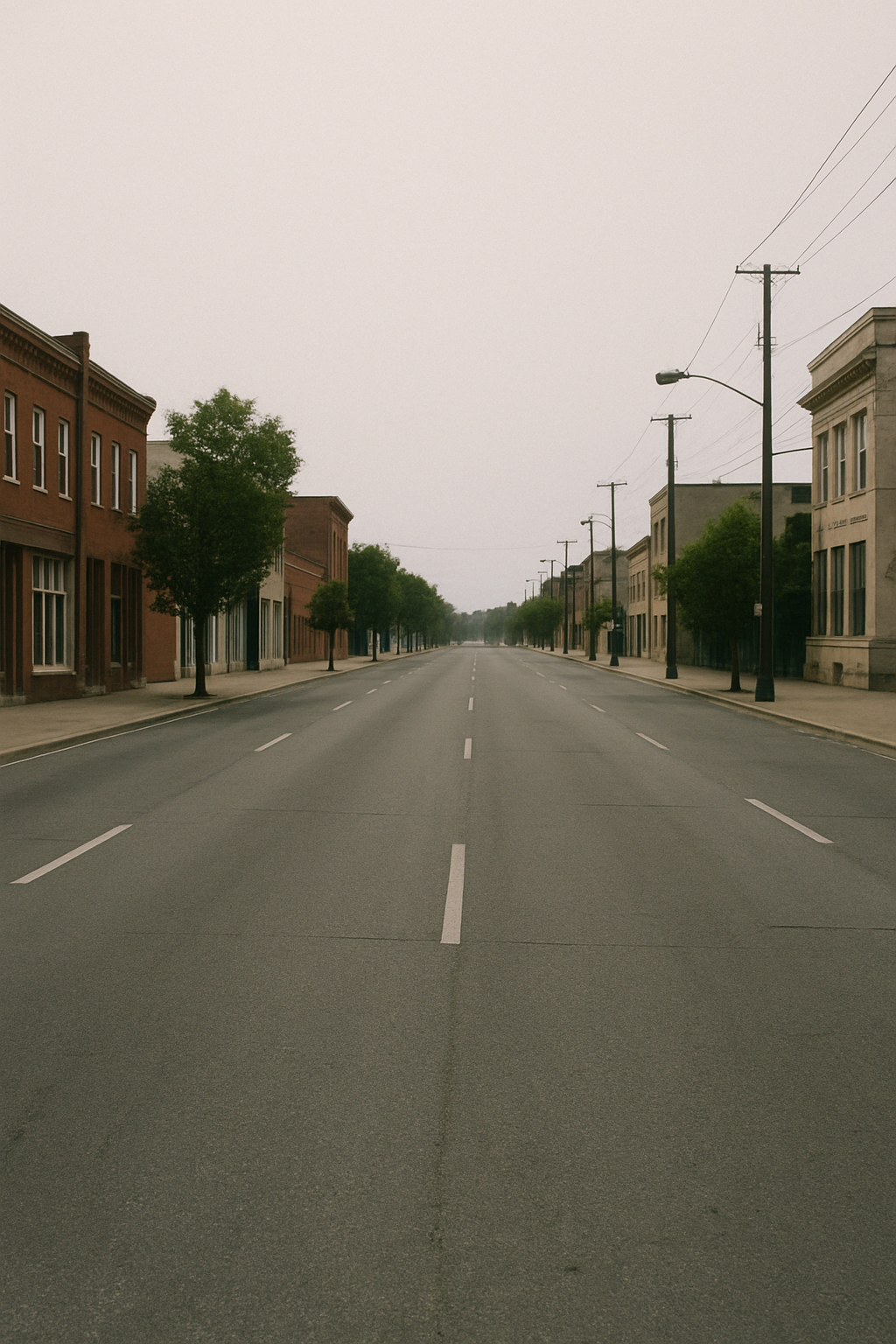 Empty Street Blank Meme Template