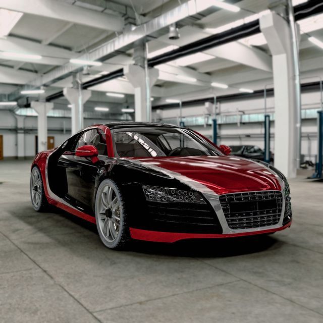Audi R8 NFS Carbon Blank Meme Template