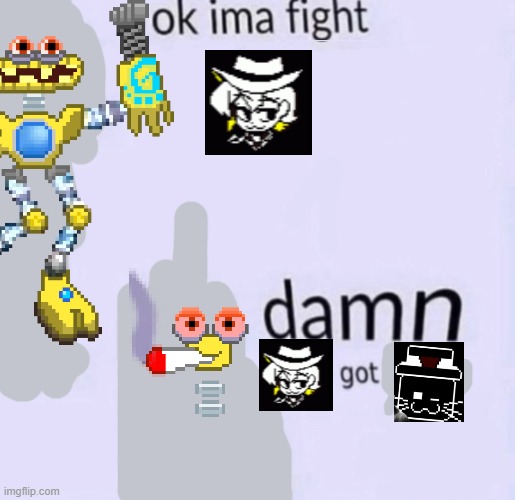 cloberpocalypse in a nutshell | image tagged in damn got hands | made w/ Imgflip meme maker