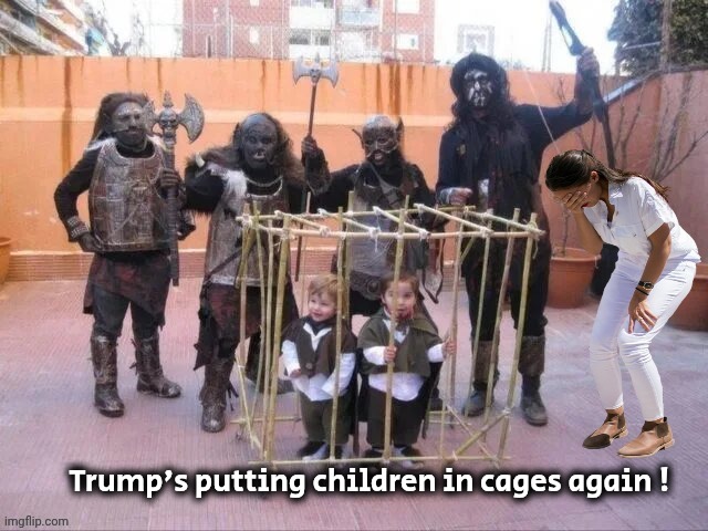 Trump's putting children in cages again ! | made w/ Imgflip meme maker