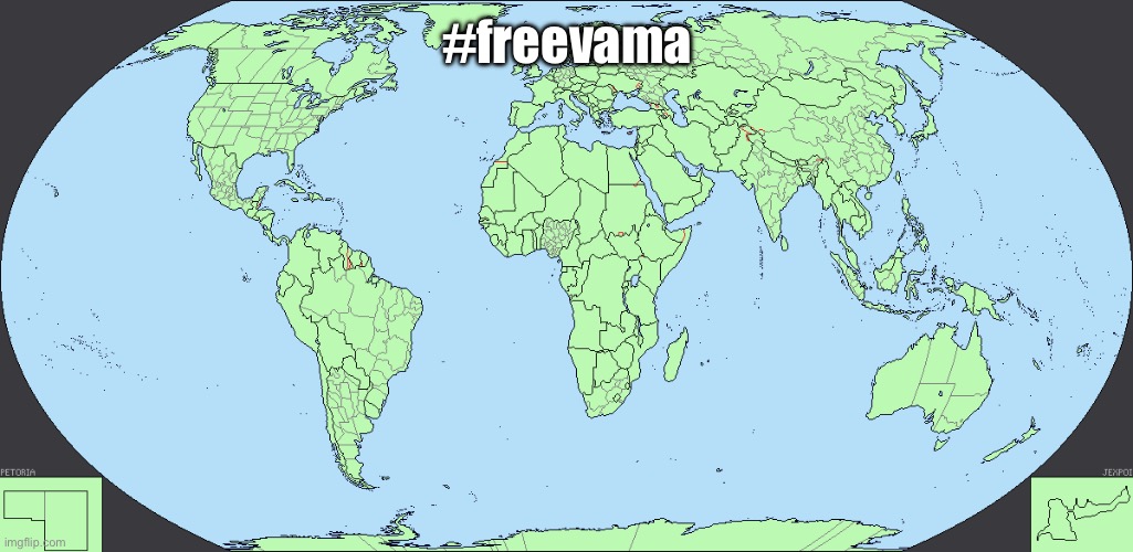 World map | #freevama | image tagged in world map | made w/ Imgflip meme maker