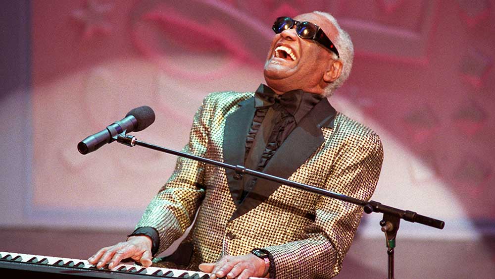 ray charles keyboard Blank Meme Template