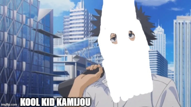 KOOL KID KAMIJOU | image tagged in funny,anime,a certain magical index,toaru,kkk,ku klux klan | made w/ Imgflip meme maker