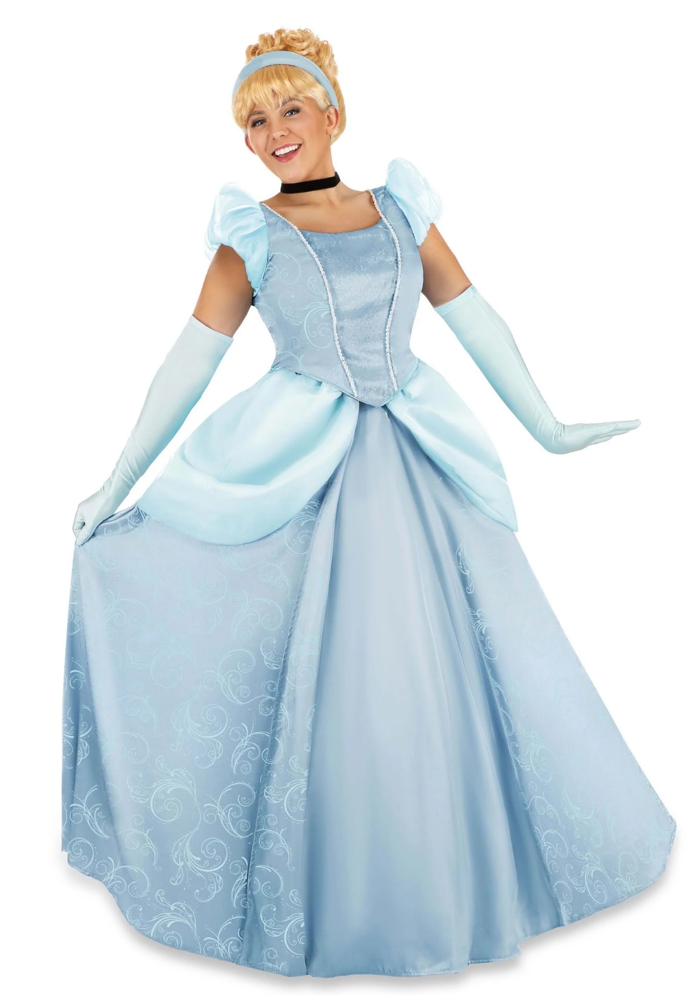 Women's Premium Disney Cinderella Costume Dress Blank Meme Template