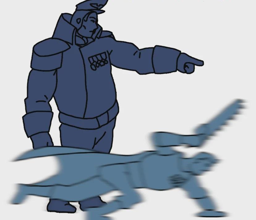 abelard cut off his Blank Meme Template