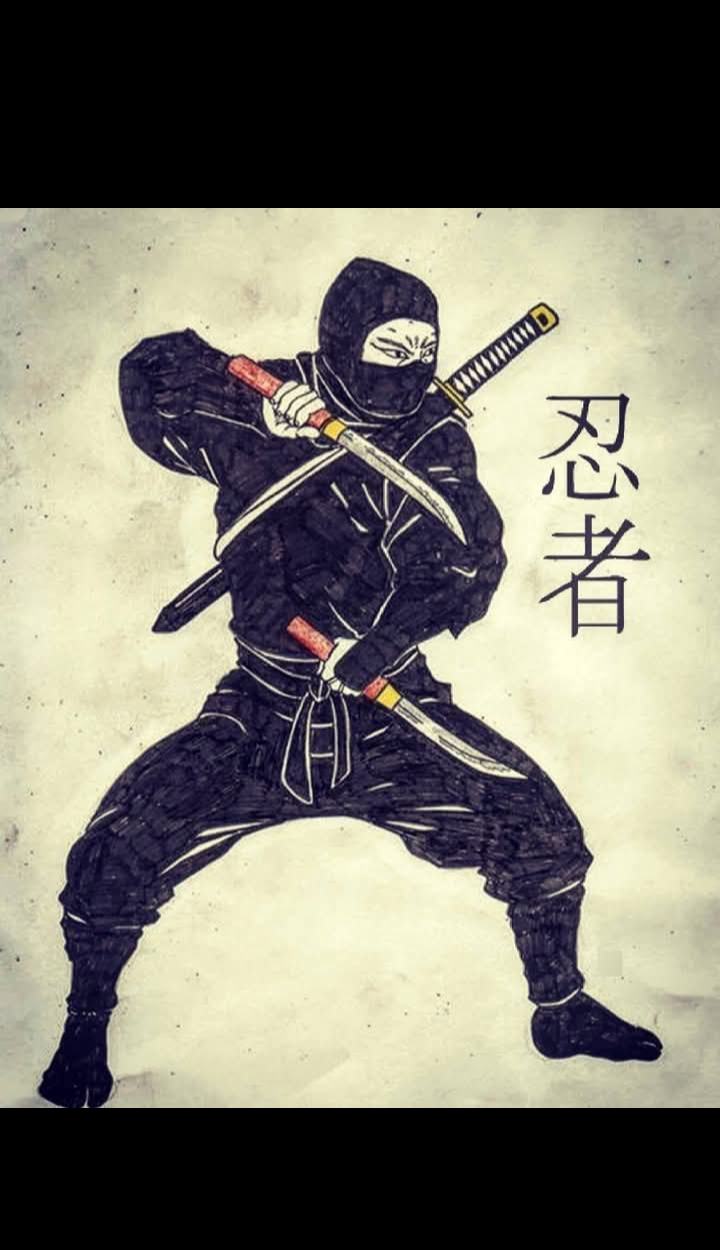 Ninja art Blank Meme Template