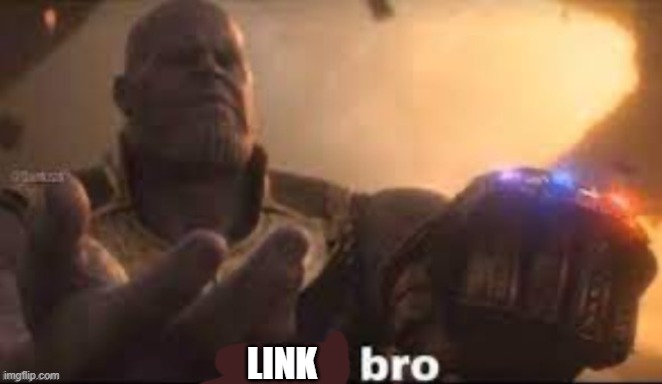 x bro | LINK | image tagged in x bro | made w/ Imgflip meme maker