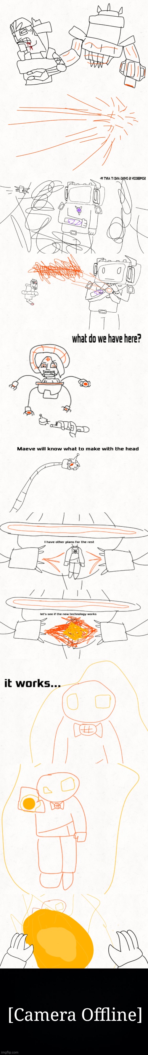 Astro wars episode 3.5 [Final extra scene for season 1] | [Camera Offline] | image tagged in astro wars | made w/ Imgflip meme maker