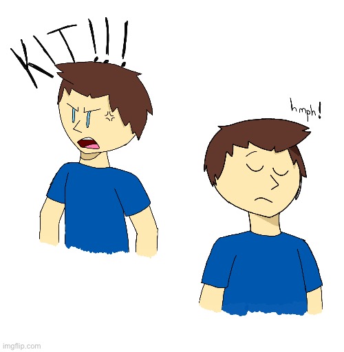 Just did a colorized version of Chris’ expression sheet. I honestly want to go back and color more of my sketches | made w/ Imgflip meme maker