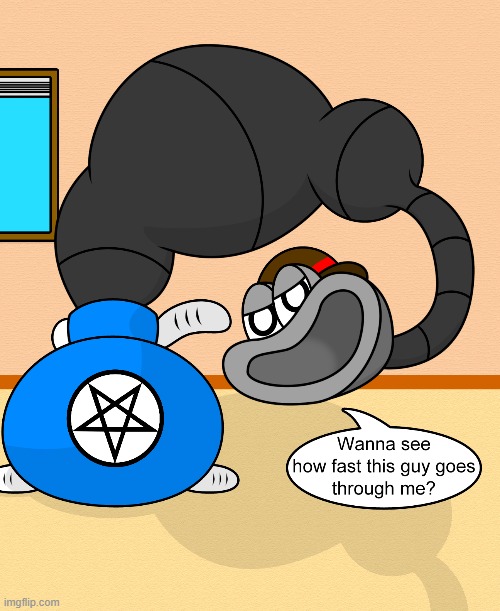 Creativgamer val the vacuum cleaner pentagram | image tagged in devil | made w/ Imgflip meme maker